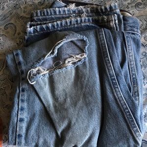 Relaxed fit of 505s, 33x30s